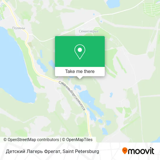 Детский Лагерь Фрегат map