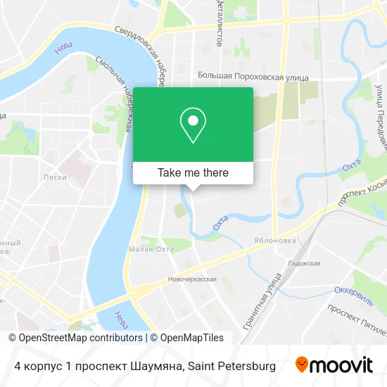 4 корпус 1 проспект Шаумяна map