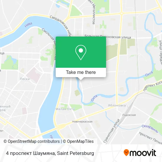 4 проспект Шаумяна map