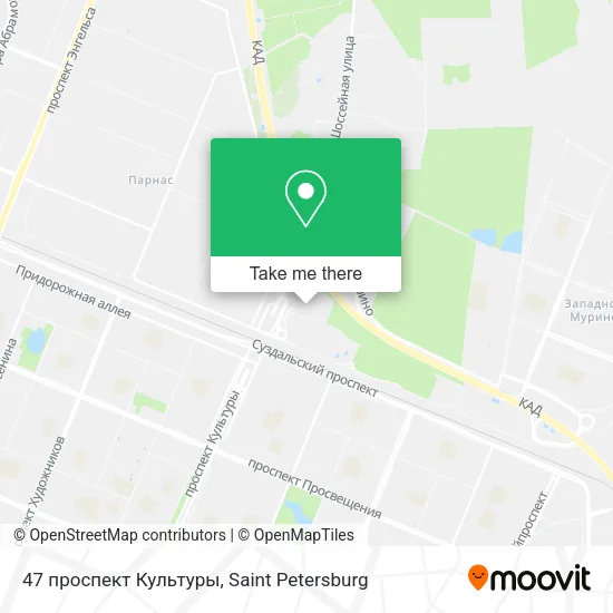 47 проспект Культуры map