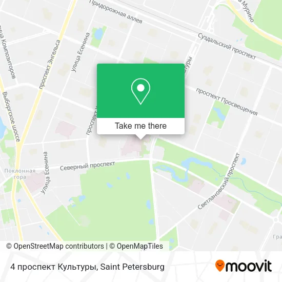 4 проспект Культуры map