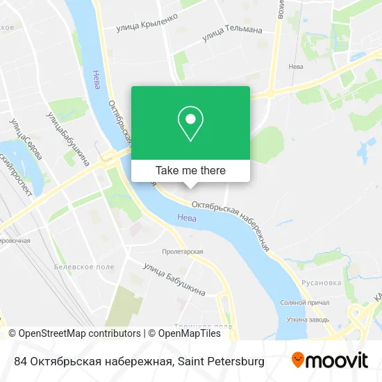 84 Октябрьская набережная map