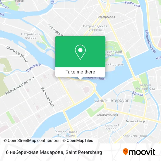 6 набережная Макарова map