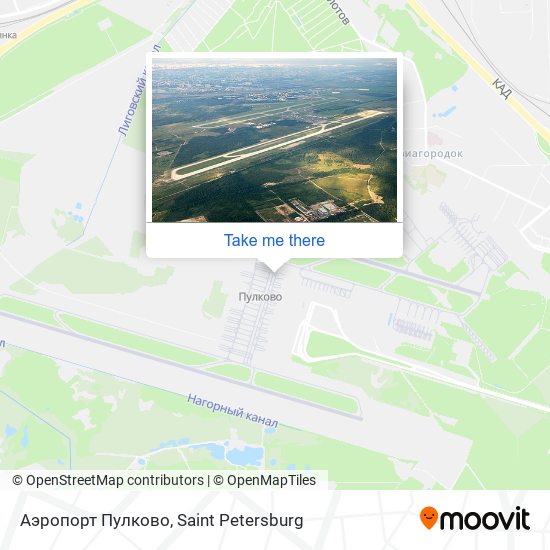 Аэропорт Пулково map