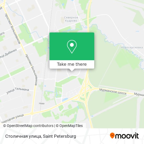 Столичная улица map