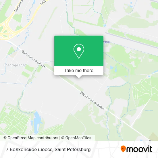 7 Волхонское шоссе map