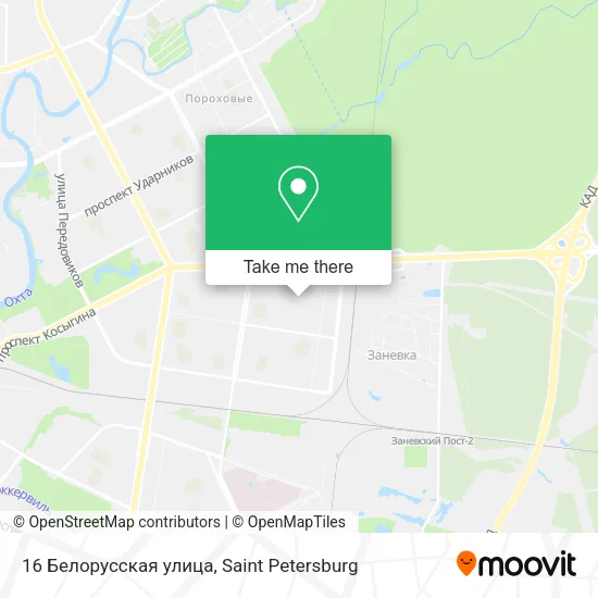 16 Белорусская улица map