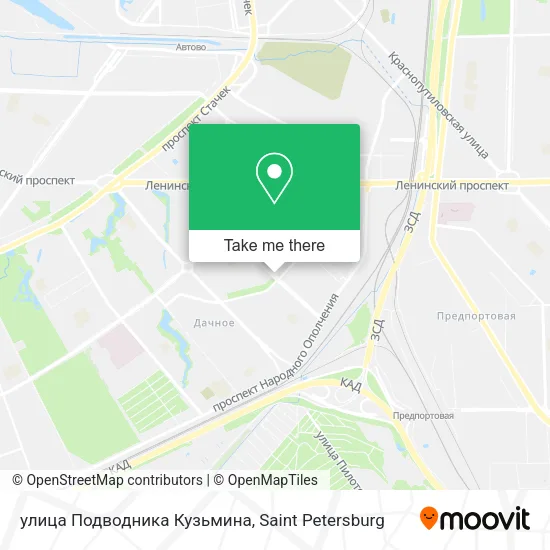 улица Подводника Кузьмина map