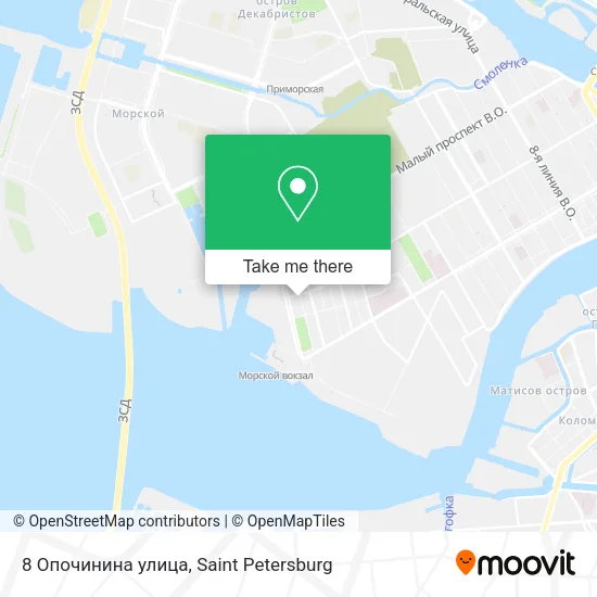 8 Опочинина улица map