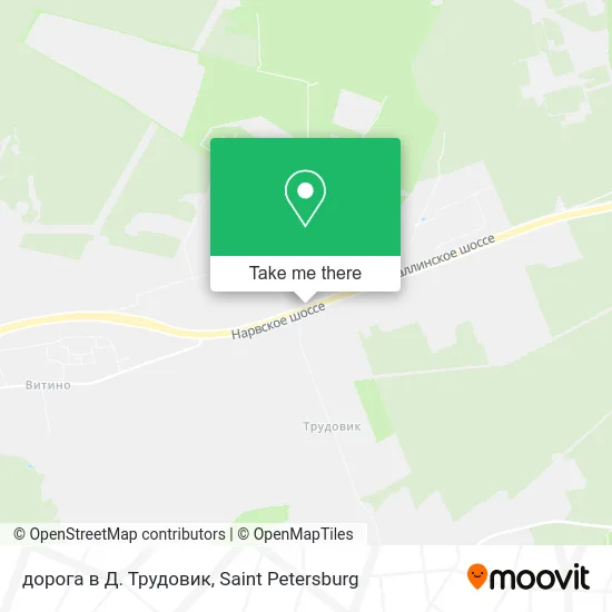 дорога в Д. Трудовик map