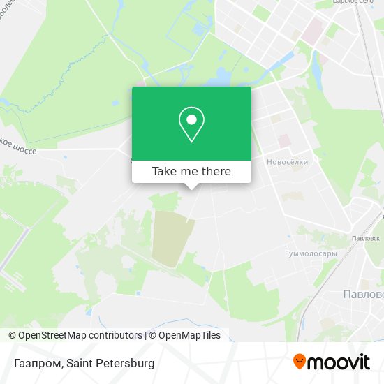 Газпром map