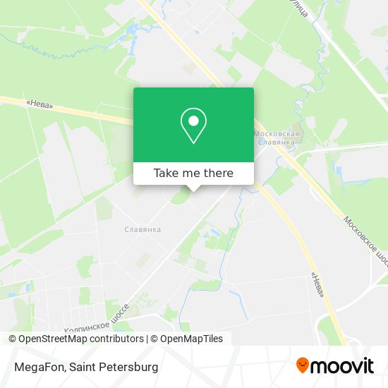 MegaFon map