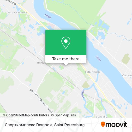 Спорткомплекс Газпром map