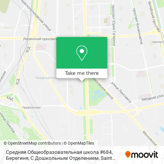 Средняя Общеобразовательная школа #684, Берегиня, С Дошкольным Отделением map