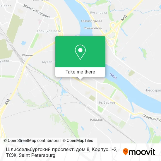 Шлиссельбургский проспект, дом 8, Корпус 1-2, ТСЖ map