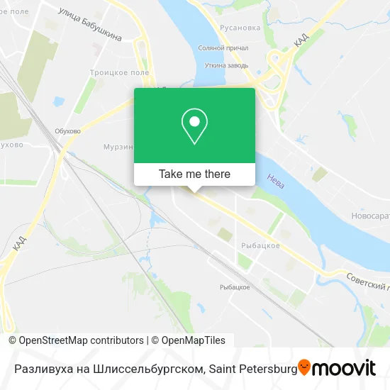 Разливуха на Шлиссельбургском map