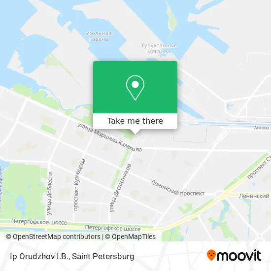 Ip Orudzhov I.B. map