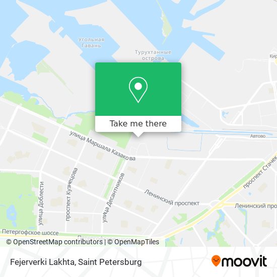 Fejerverki Lakhta map