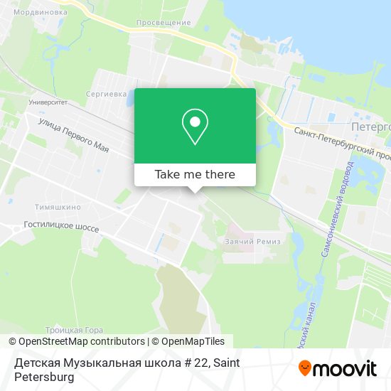 Детская Музыкальная школа # 22 map