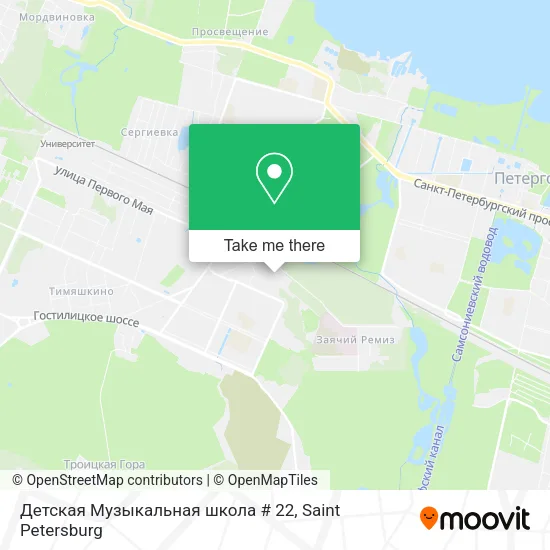 Детская Музыкальная школа # 22 map