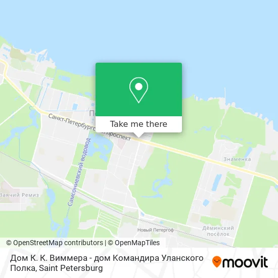 Дом К. К. Виммера - дом Kомандира Уланского Полка map