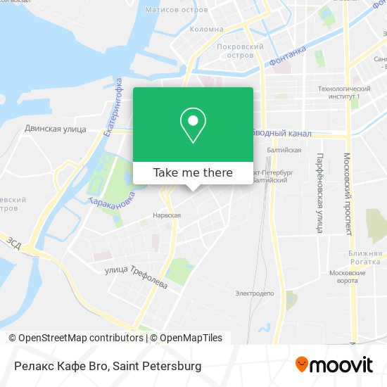 Релакс Кафе Bro map