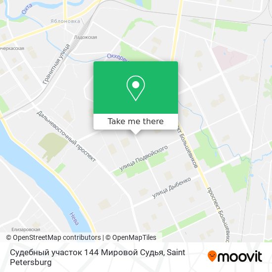 Судебный участок 144 Мировой Судья map
