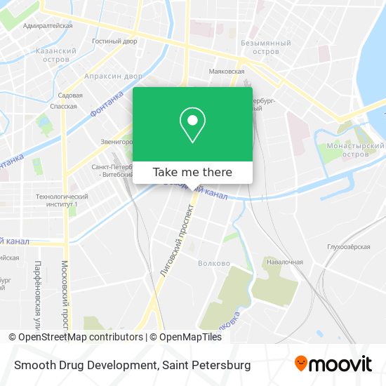 Smooth Drug Development map