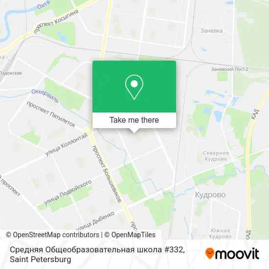 Средняя Общеобразовательная школа #332 map