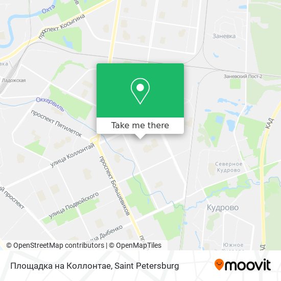 Площадка на Коллонтае map