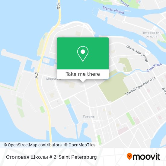Столовая Школы # 2 map