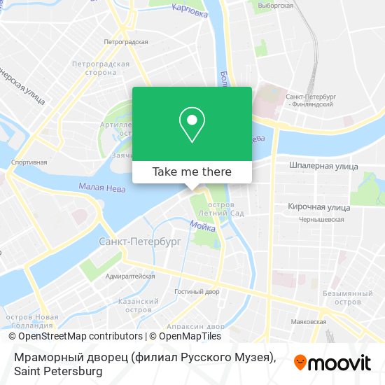 Мраморный дворец (филиал Русского Музея) map