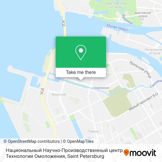 Национальный Научно-Производственный центр Технологии Омоложения map