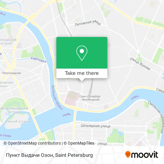 Пункт Выдачи Озон map