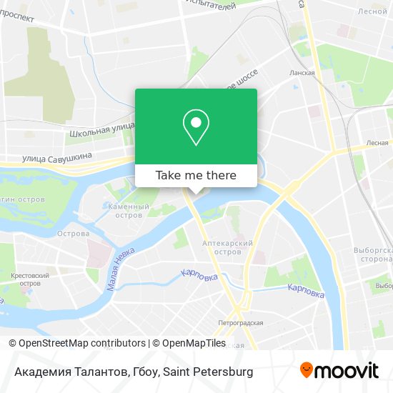 Академия Талантов, Гбоу map