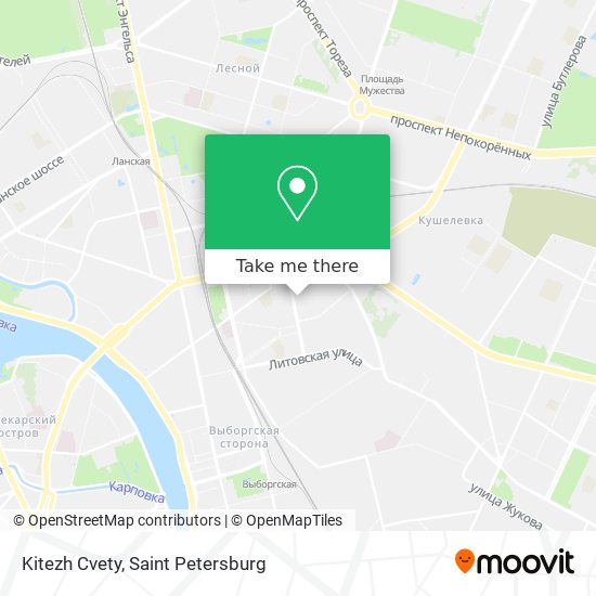 Kitezh Cvety map