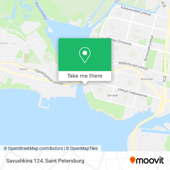 Savushkina 124 map