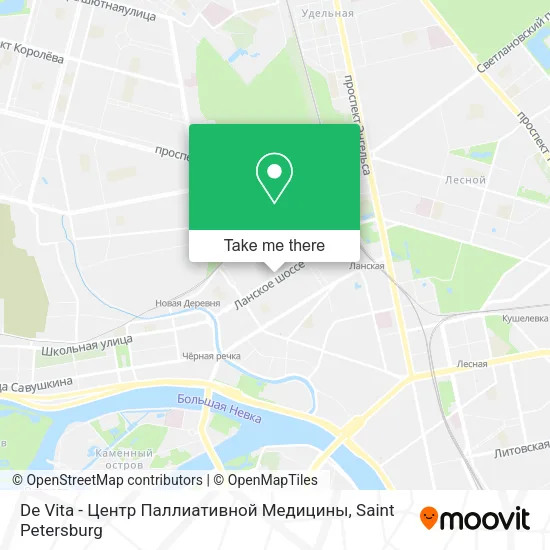 De Vita - Центр Паллиативной Медицины map