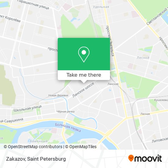 Zakazov map