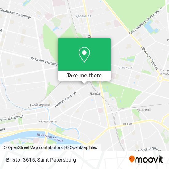 Bristol 3615 map