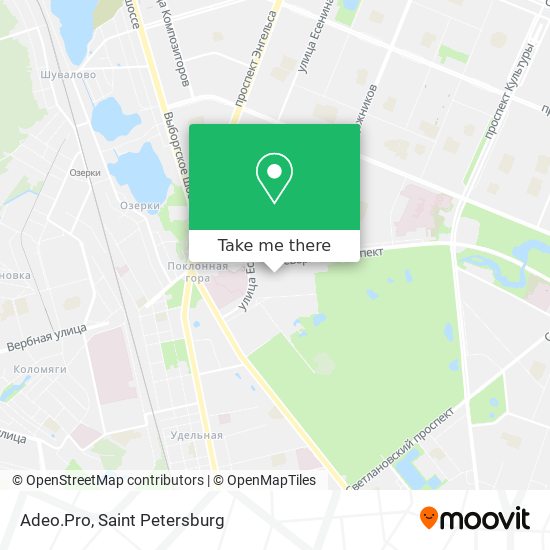 Adeo.Pro map