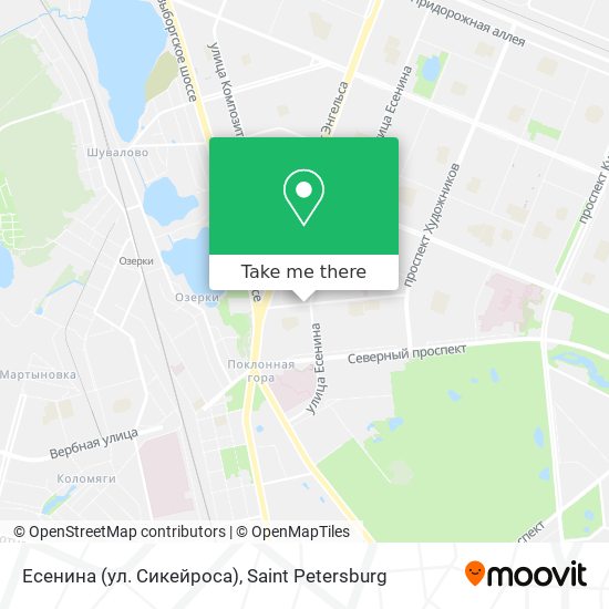 Есенина (ул. Сикейроса) map