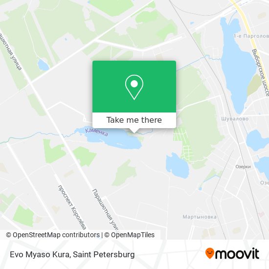 Evo Myaso Kura map