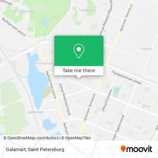 Galamart map