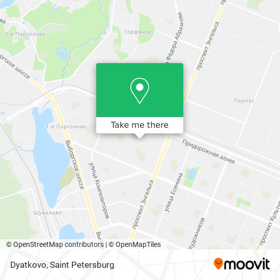 Dyatkovo map