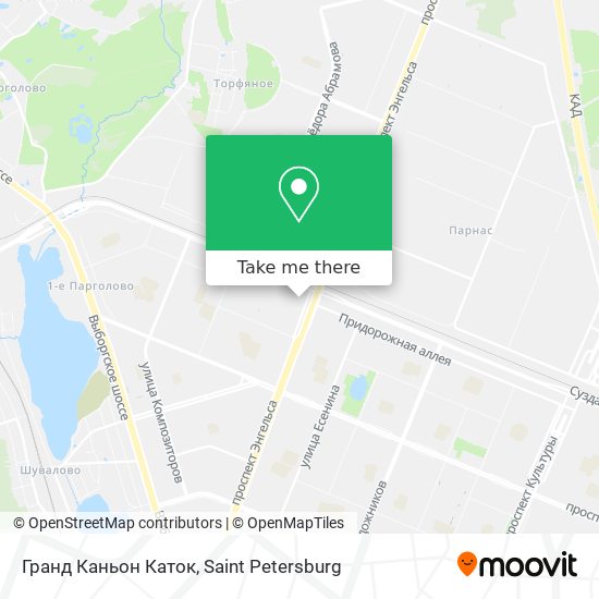 Гранд Каньон Каток map