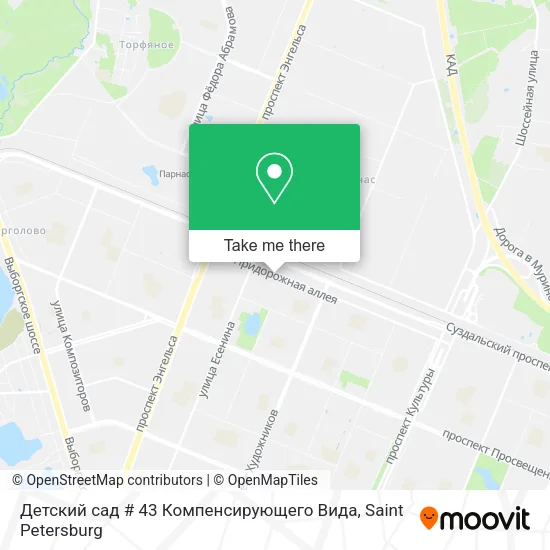 Детский сад # 43 Компенсирующего Вида map