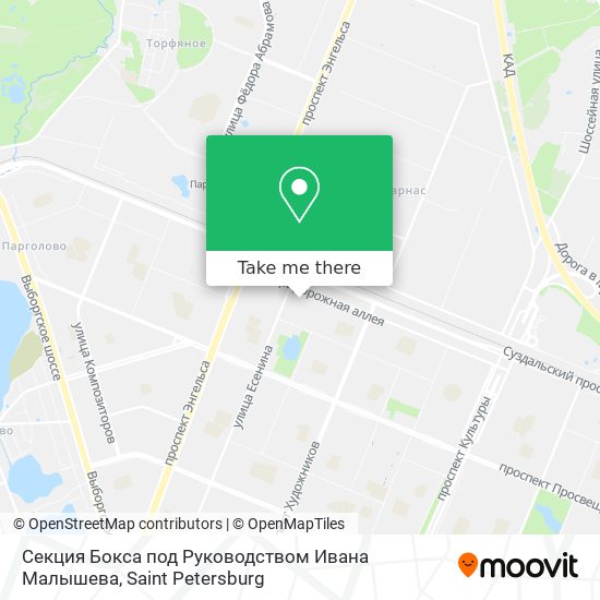 Секция Бокса под Руководством Ивана Малышева map