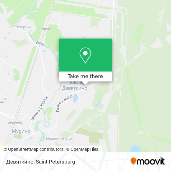 Девяткино map