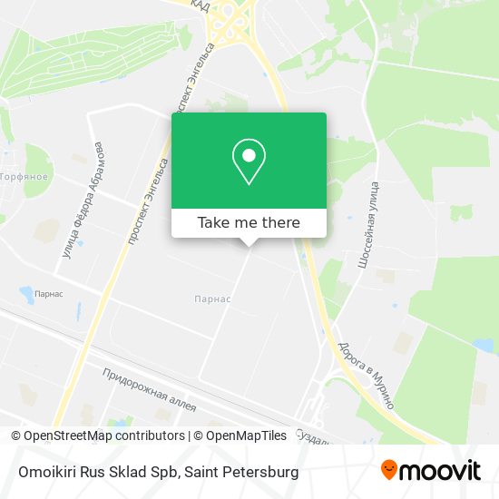 Omoikiri Rus Sklad Spb map